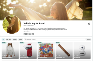 Amazon shop! Valinda Yoga